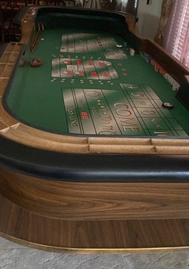 12' Craps Table For Sale